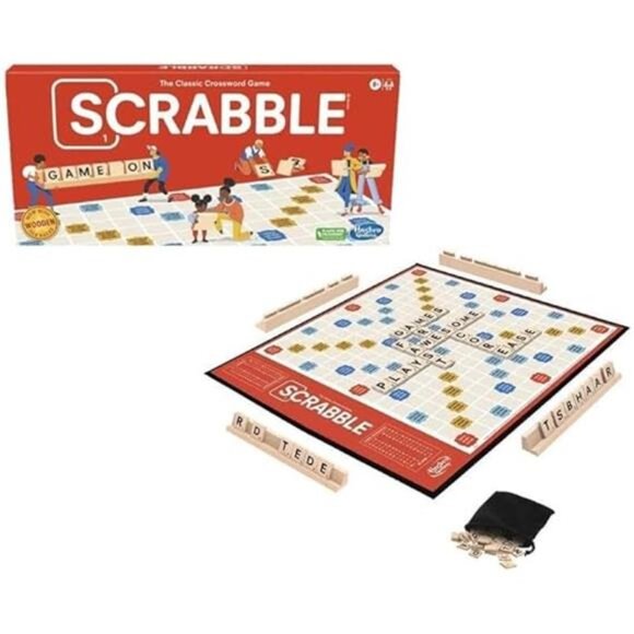 Gaming Scrabble Board Game,Word Game for Kids Ages 8 and Up,Fun Family Game - Picture 3 of 7